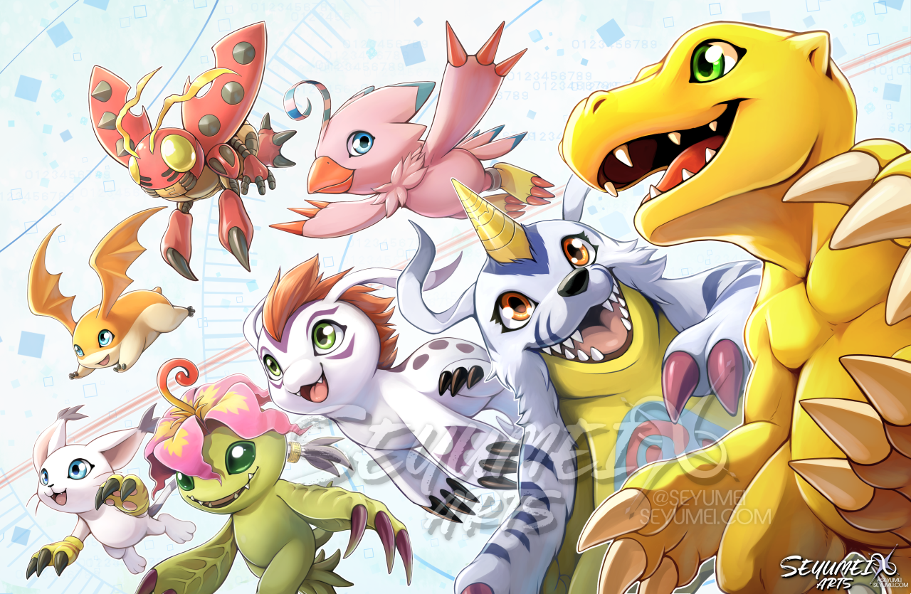 Fanart of Digimon Adventure 01